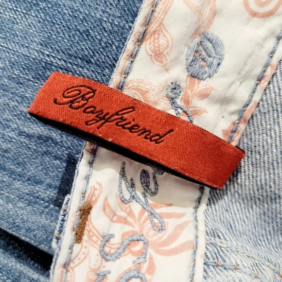 Y2K GUESS Jeans Boyfriend Distressed Button Fly 100% Cotton Denim Jeans Size 30 - Picture 13 of 15